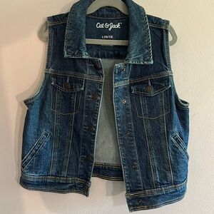 Kids denim vest